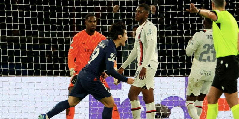 thumb kết quả bóng đá PSG VS ACMILAN